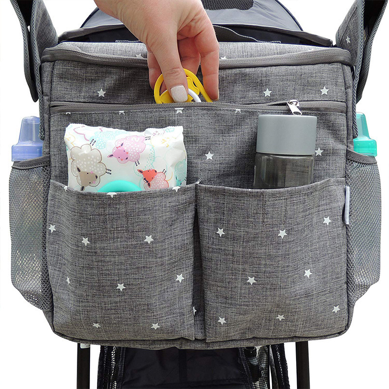 Backpack Diaper Bag - Baby Stroller Bag Organizer Trolley Bag