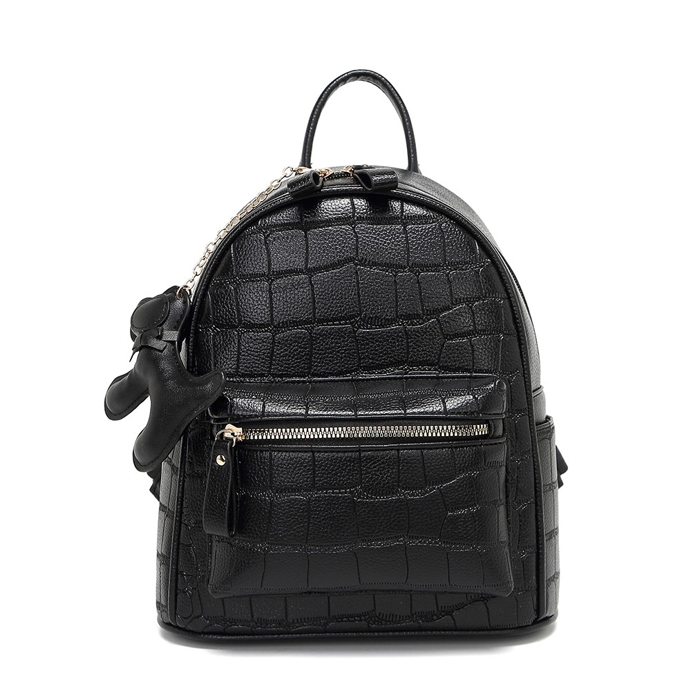 Leather Backpack Vintage - Vintage Mini Backpack with horsse for