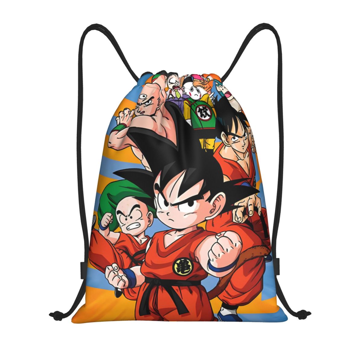 Drawstring Gym Bag - Custom DBZ G-Gokues Cartoon Drawstring Bags