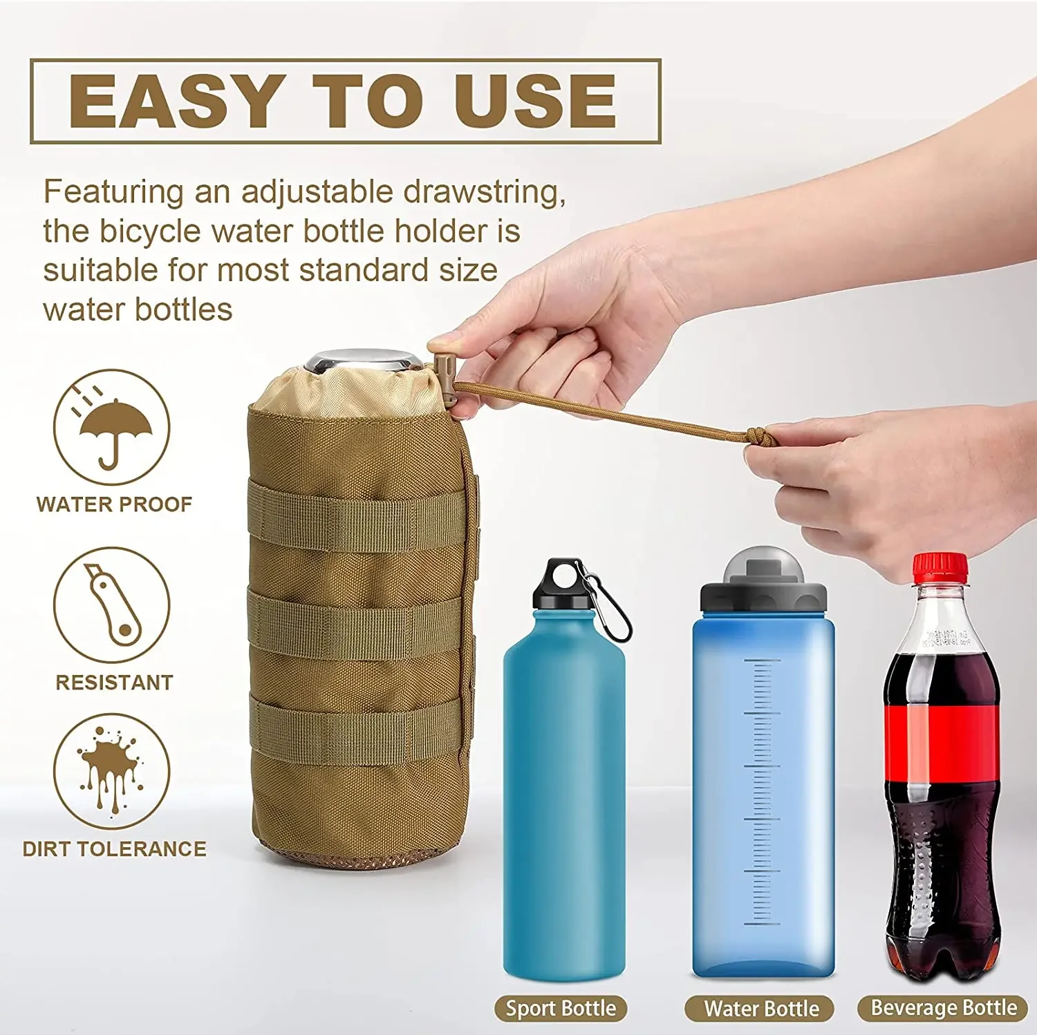 Tactical Molle Water Bottle Ba - огляд і ціна Hydration Pack Outdoor