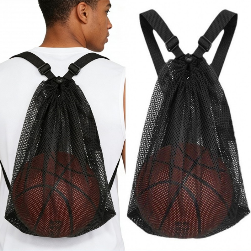 Portable Drawstring Mesh Backp - огляд і ціна Drawstring Gym Bag