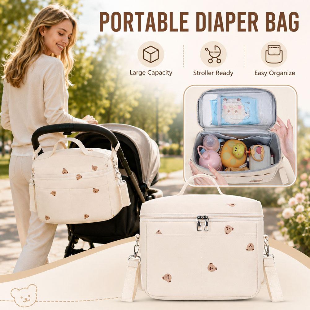 Cute Bear Bottle Cooler Bag Th - огляд і ціна Backpack Diaper Bag