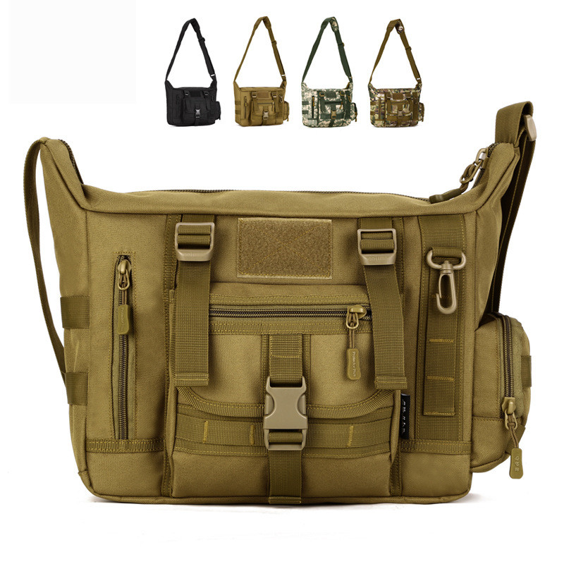 14Inch Laptop Shoulder Bag Men - огляд і ціна Rucksack Military Style