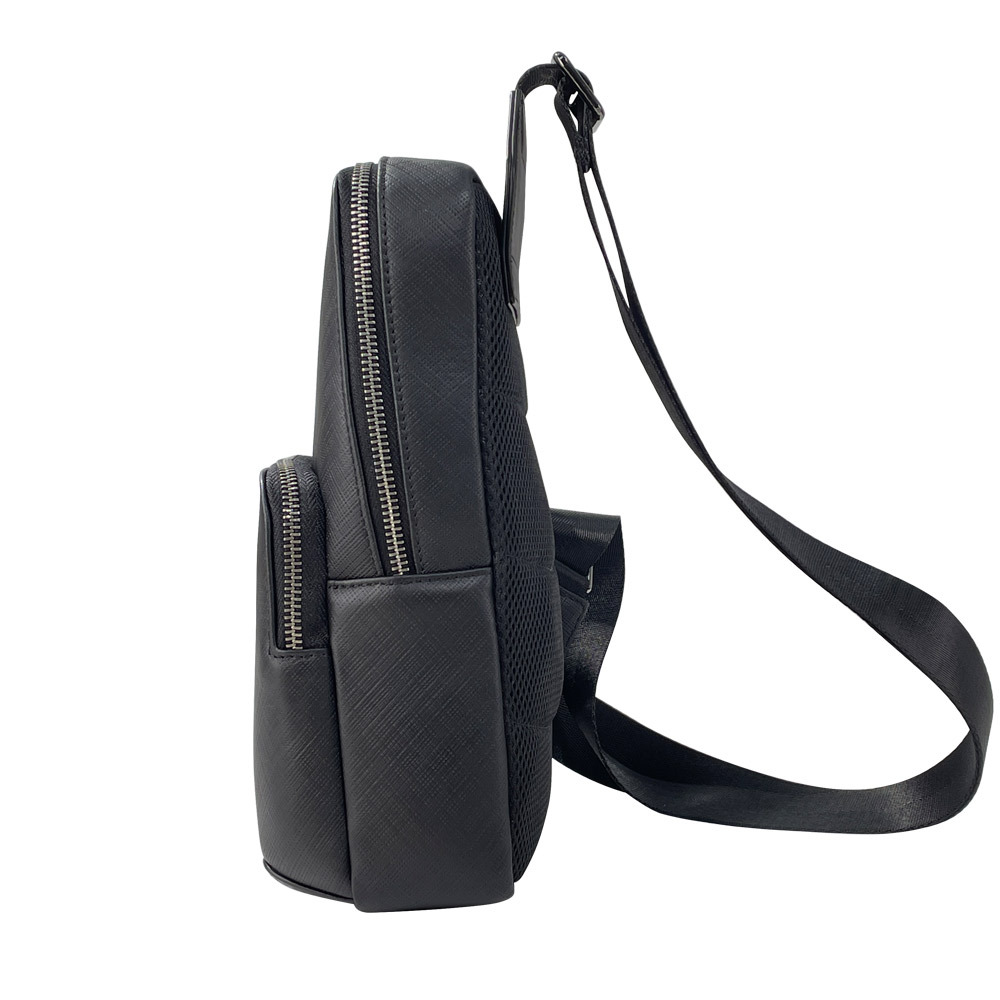 Fashion Design Black Men's Sli - огляд і ціна Leather Backpack Vintage