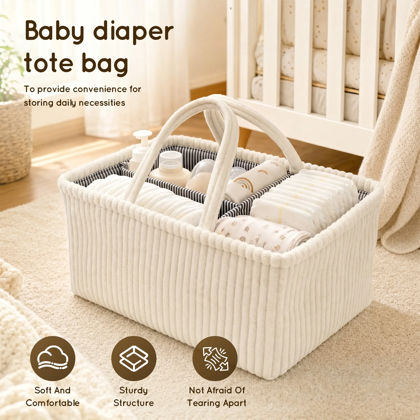 Baby Diaper Caddy Organizer Fo - огляд і ціна Backpack Diaper Bag