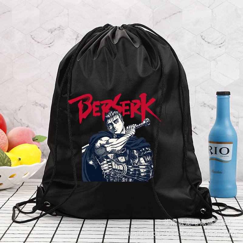 Japanese Anime Berserk Drawstr - огляд і ціна Drawstring Gym Bag