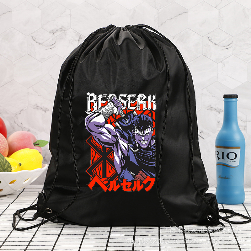 Japanese Anime Berserk Drawstr - огляд і ціна Drawstring Gym Bag