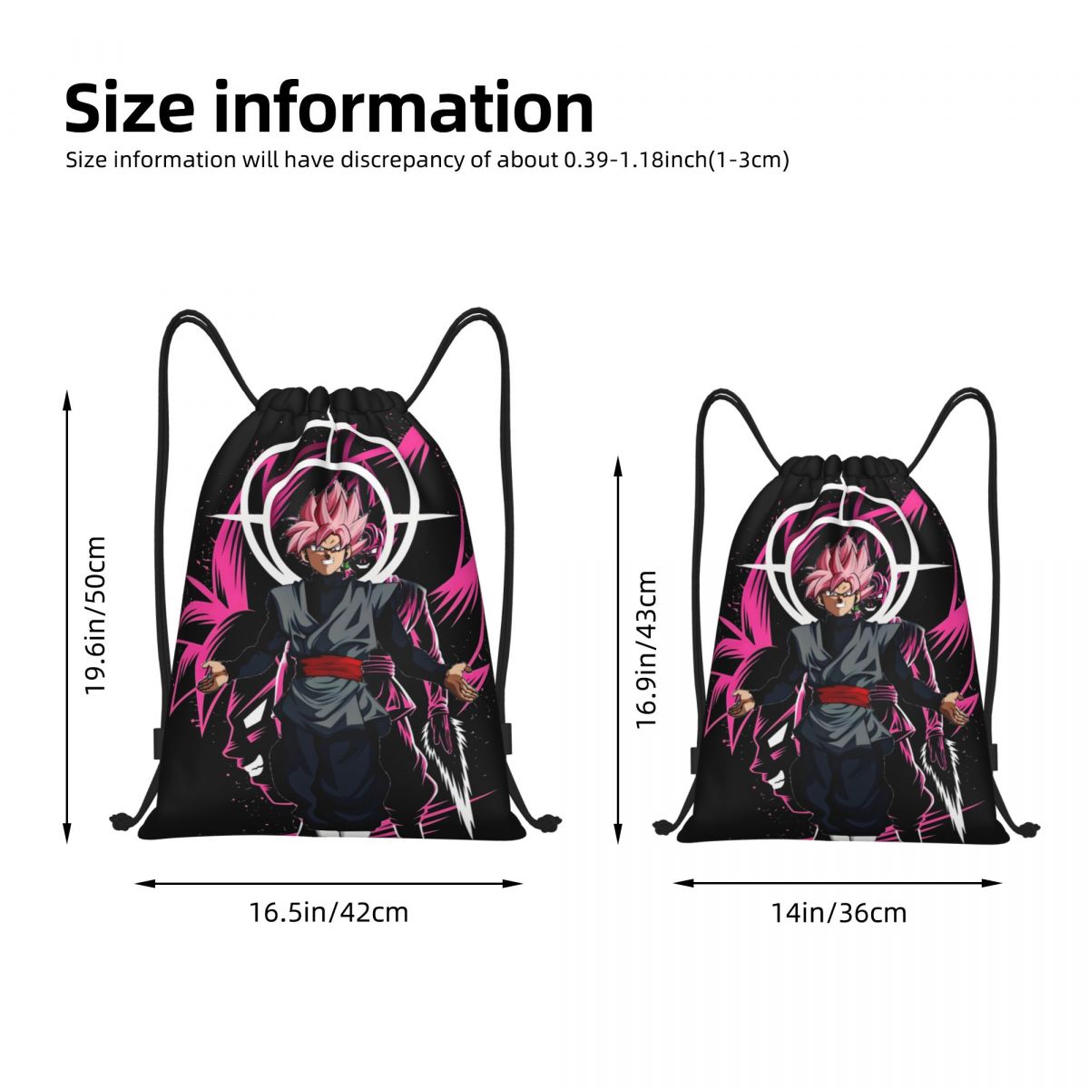 DBZ V-Vegetaes Cartoon Drawstr - огляд і ціна Drawstring Gym Bag