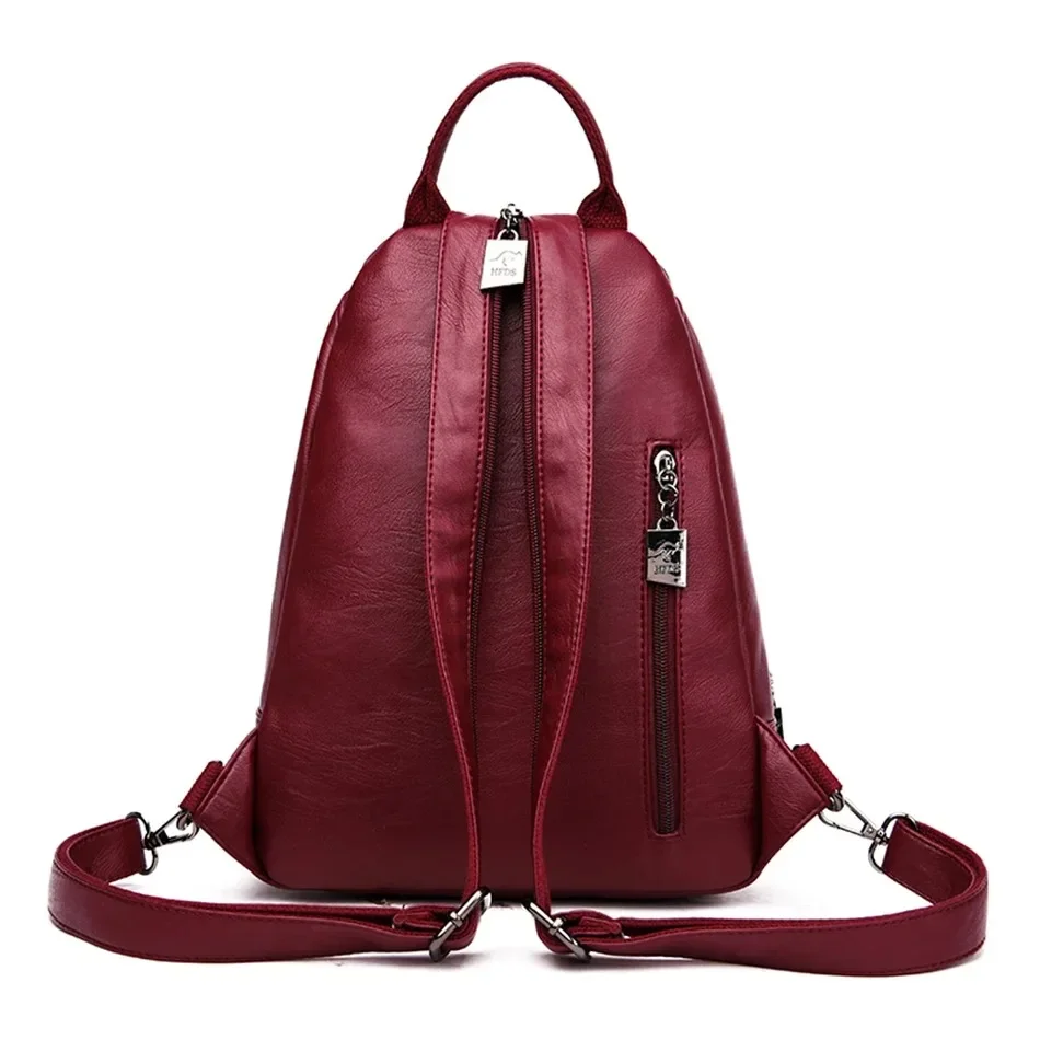 Multifunctional Women Leather  - огляд і ціна Leather Backpack Vintage