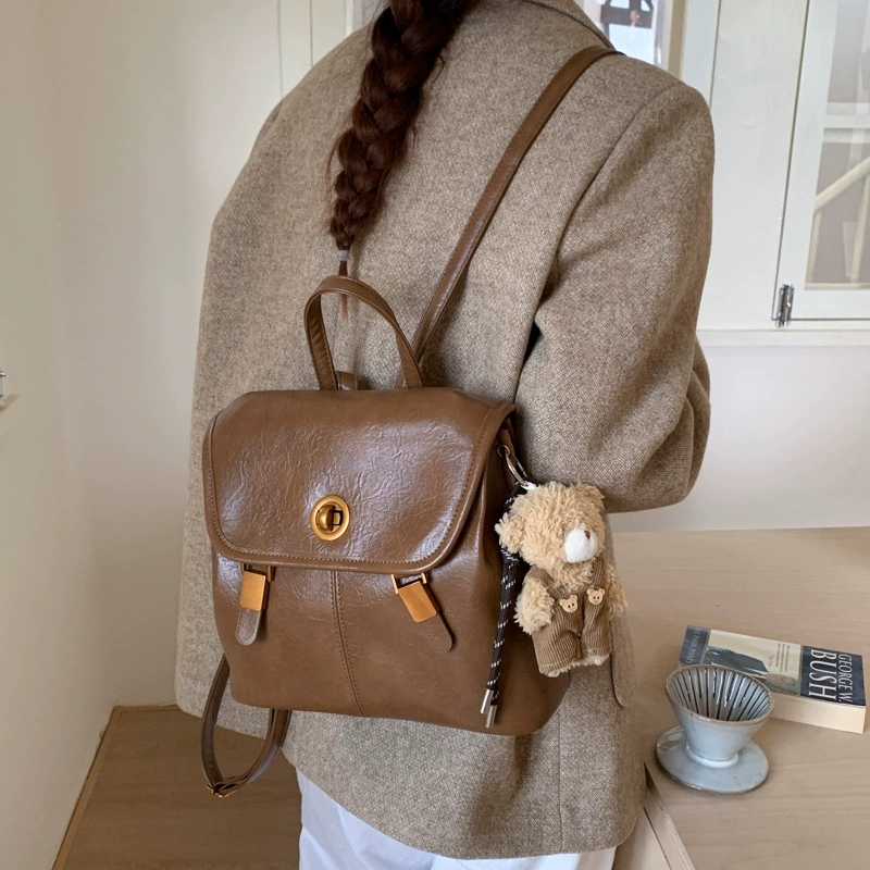 2026 Women's Vintage Brown Fau - огляд і ціна Leather Backpack Vintage