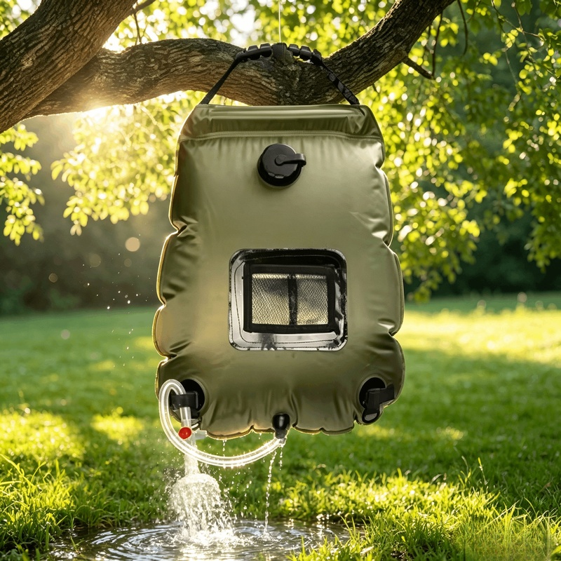 20L 5 Gallon Solar Camping Sho - огляд і ціна Hydration Pack Outdoor