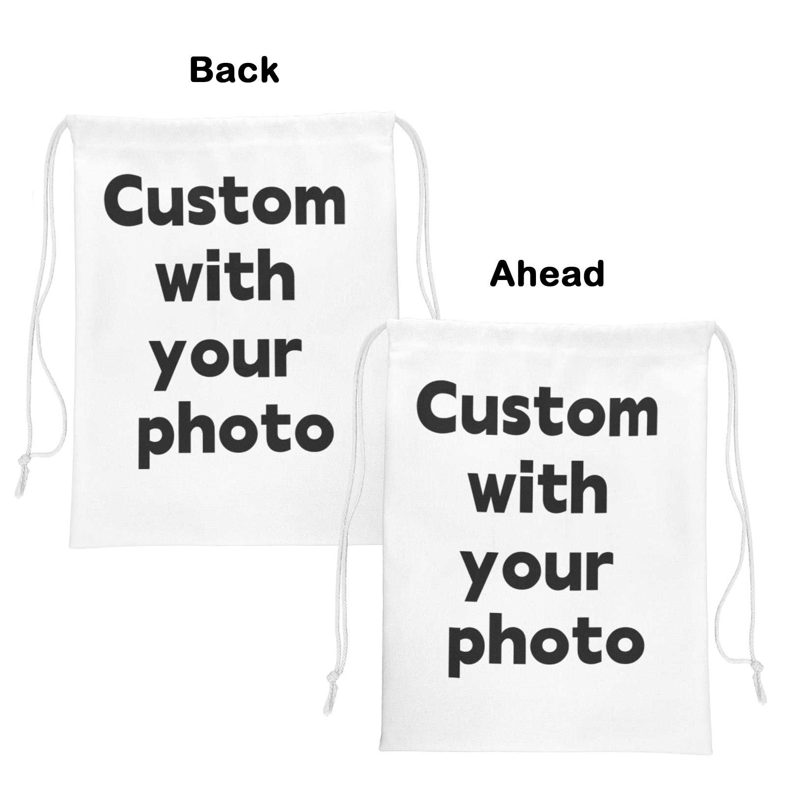 Personalized Custom Photo Draw - огляд і ціна Drawstring Gym Bag