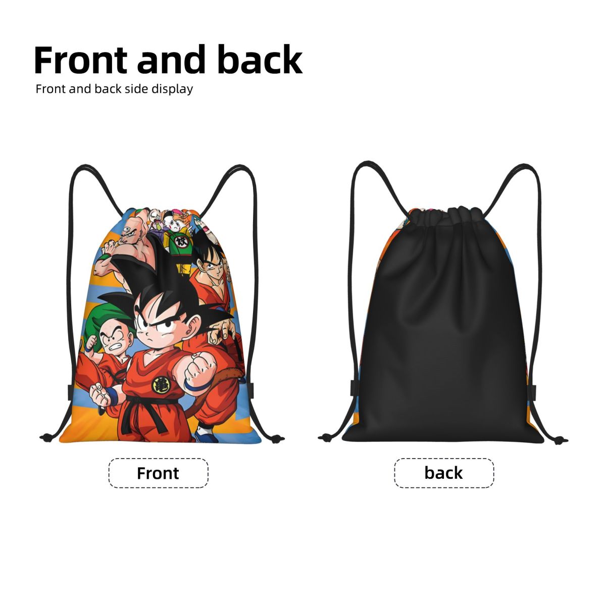 Custom DBZ G-Gokues Cartoon Dr - огляд і ціна Drawstring Gym Bag