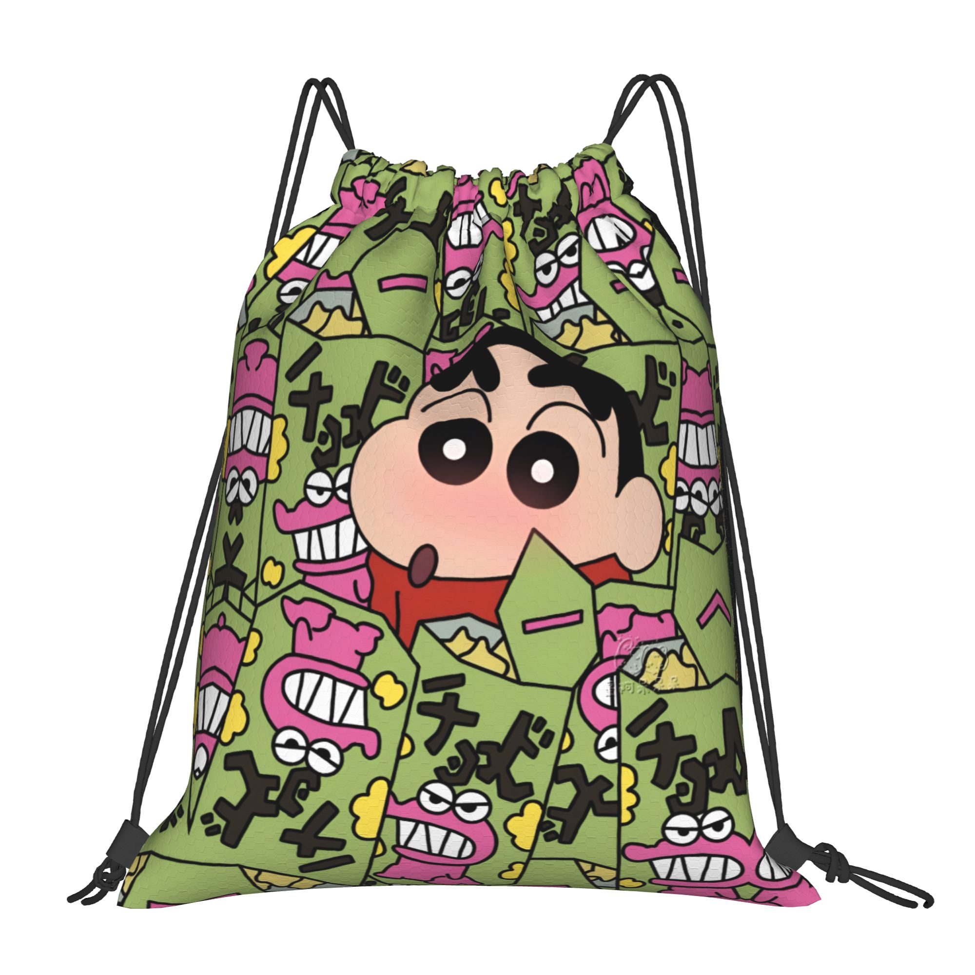 Custom Crayons Shins Chans Dra - огляд і ціна Drawstring Gym Bag